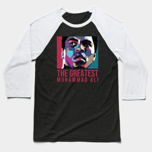 The Greatest Muhammad Ali in WPAP Baseball T-Shirt